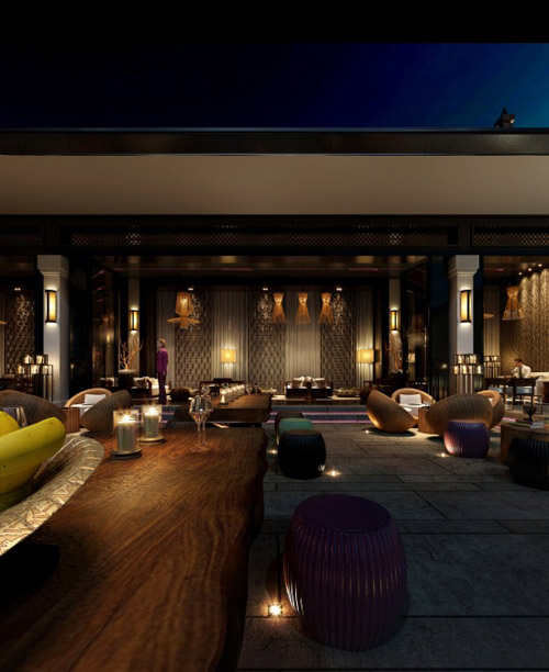 東南亞休閑風(fēng)格酒吧設(shè)計   深圳沙井酒吧設(shè)計圖欣賞